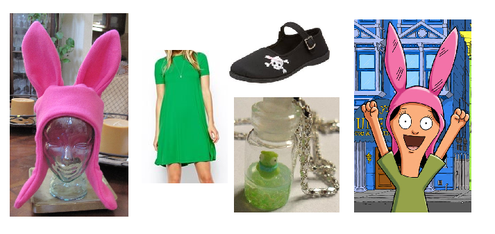 Green Cosplay Dress - Perfect for Bunny Hat - All Sizes - Louise Belcher -  Bob's Burgers